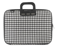 Bombata Pied de Poule 15.6" czarna - 724468 - zdjęcie 1